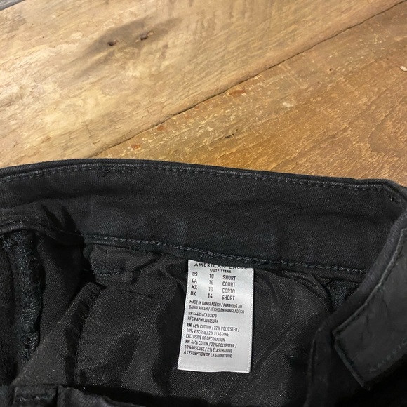 AMERICAN EAGLE Curvy Hi-Rise Jegging in Black - Womens 10 Short, NWOT - Picture 12 of 13